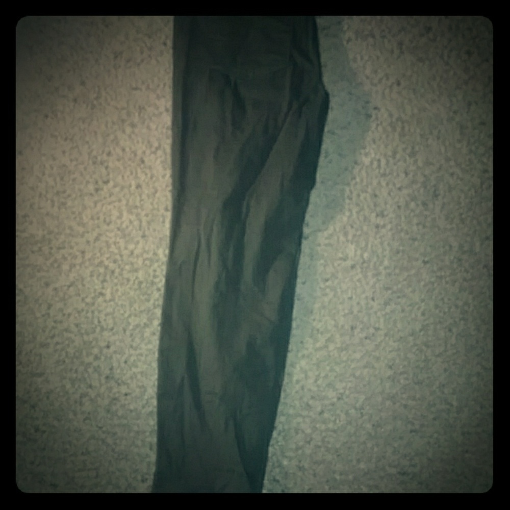 Ripped army green jeans